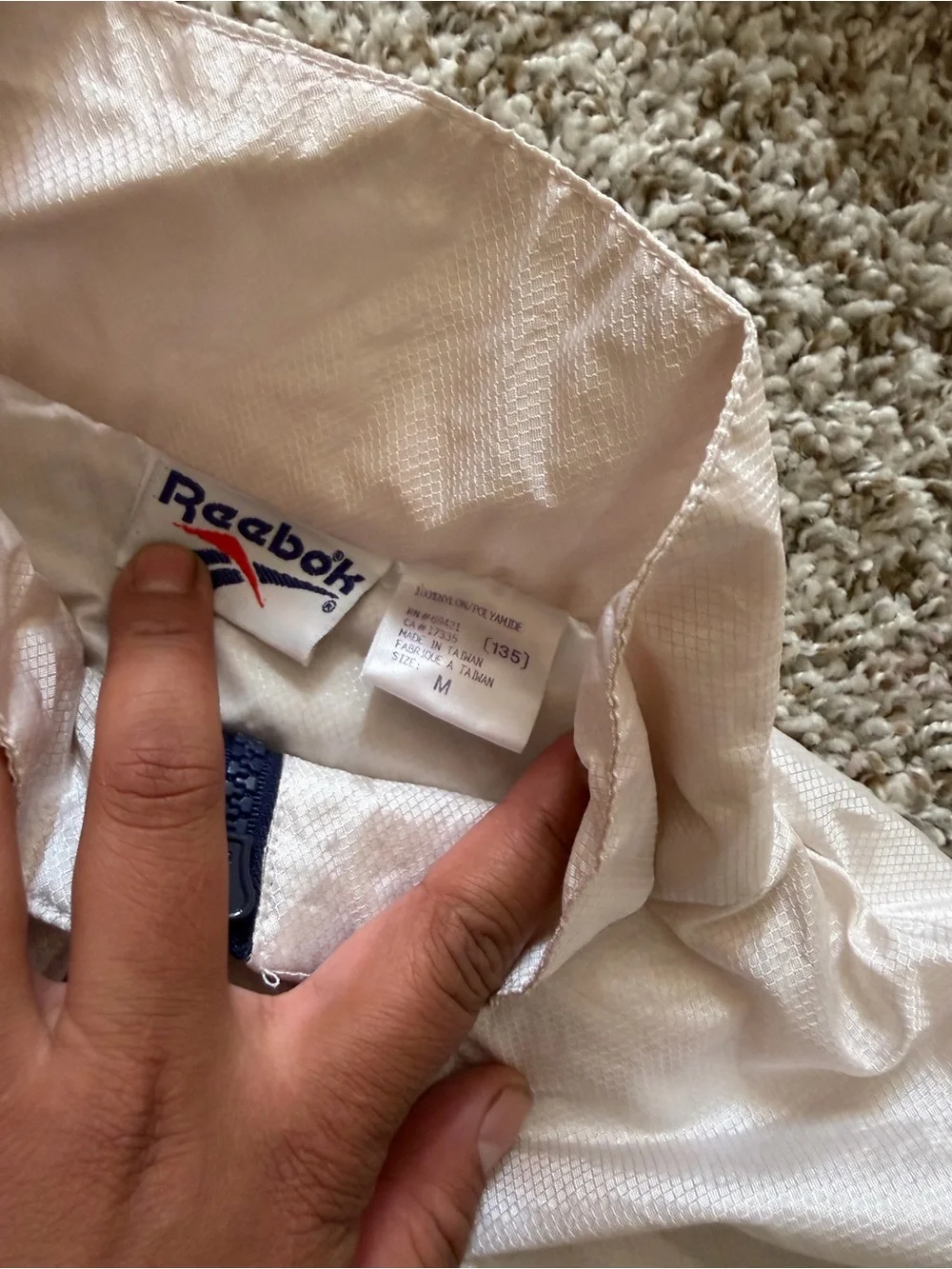 Reebok lightweight windbreaker